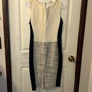Navy and white Elie Tahari 
Dress only. Women’s Size 4